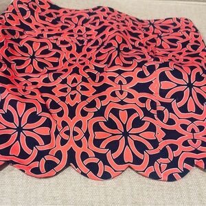 Crown & Ivy Pink Bubble Mini Shorts Cut Out